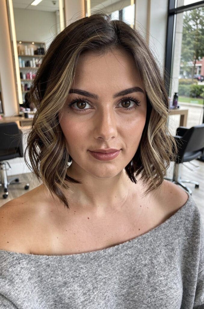 Textured Lob with Soft Waves