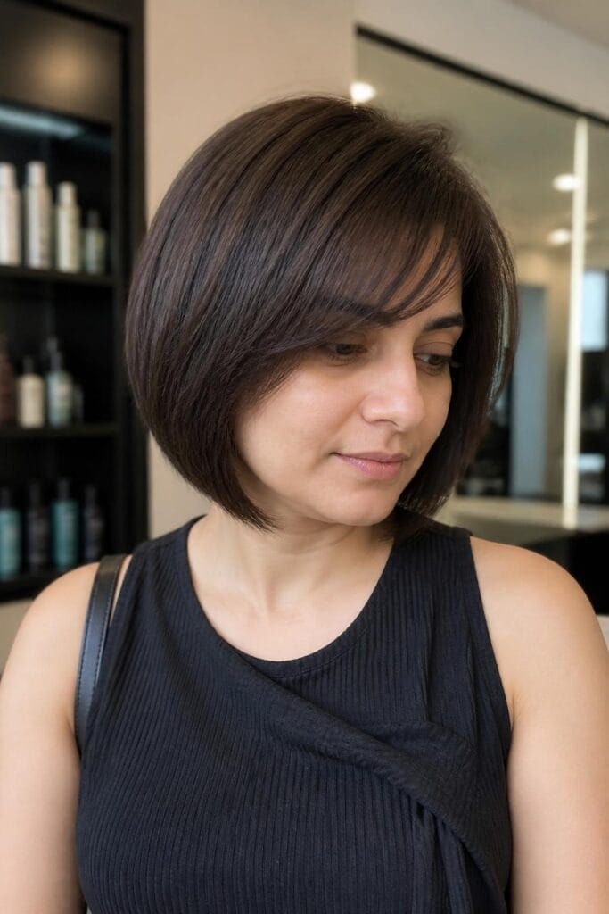 The Bob with Bangs