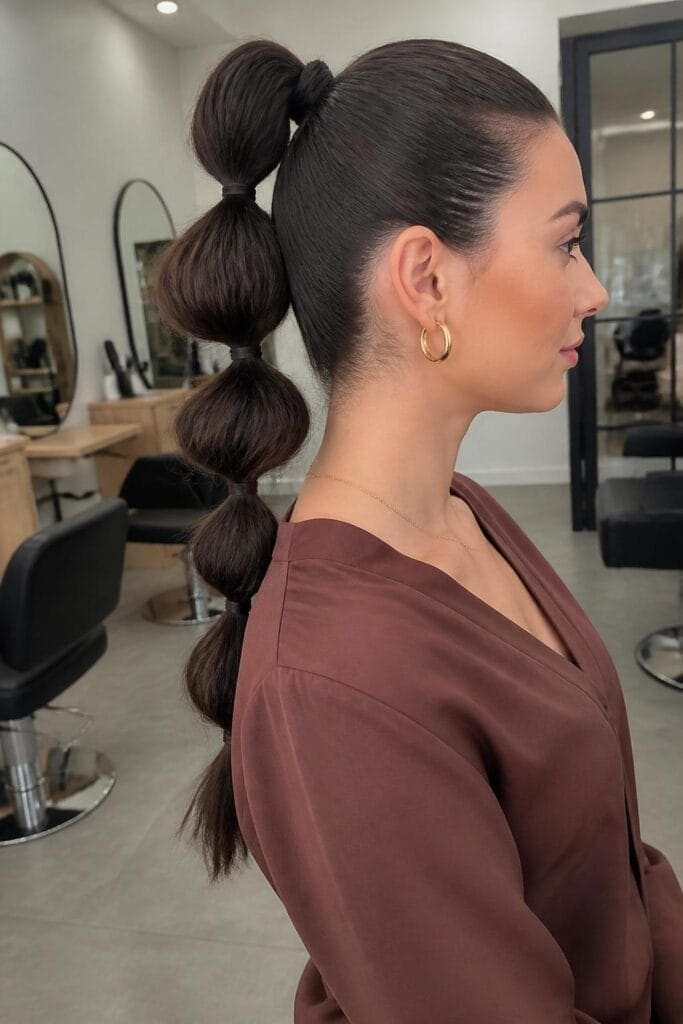 The Bubble Ponytail