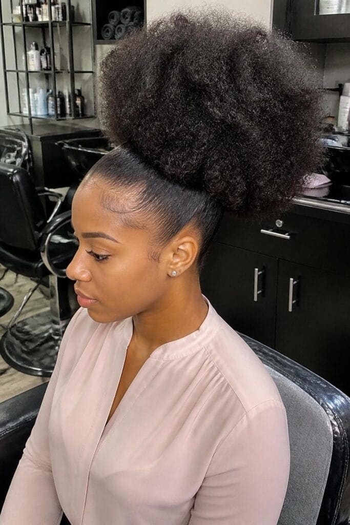 The Puffed High Ponytail