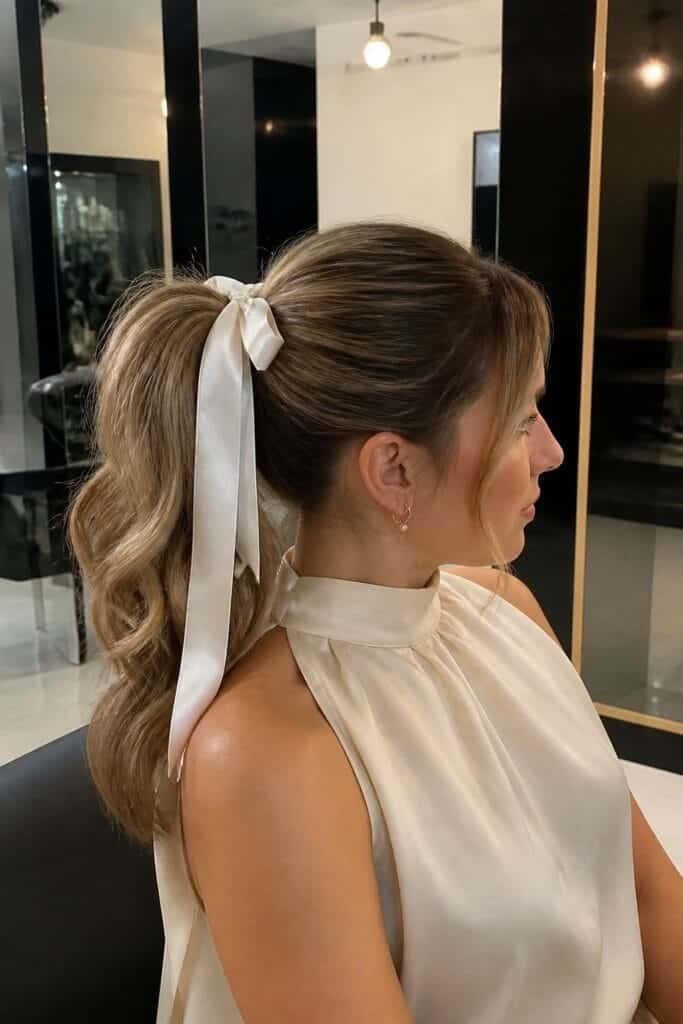 The Ribbon Ponytail