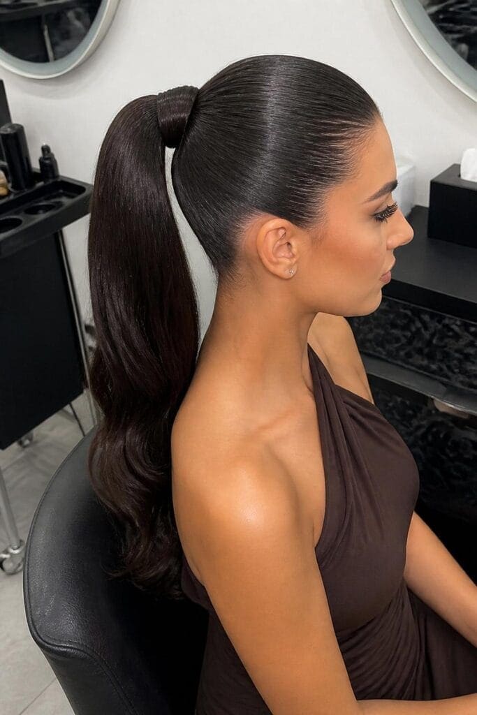 The Wrap Around Ponytail