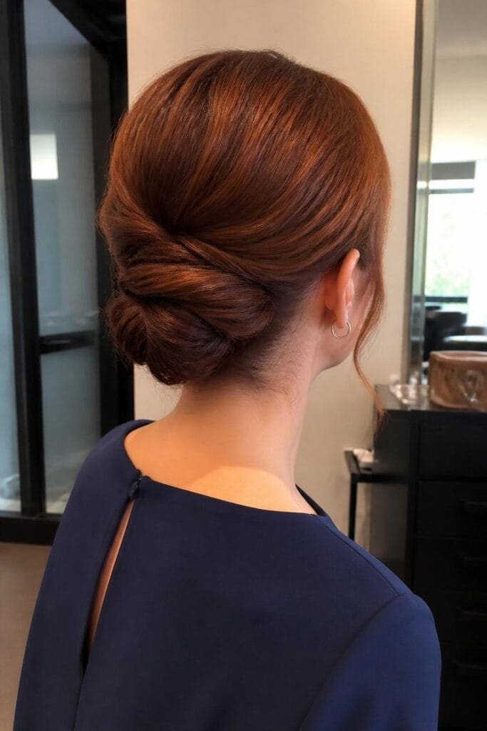 Twisted Low Bun