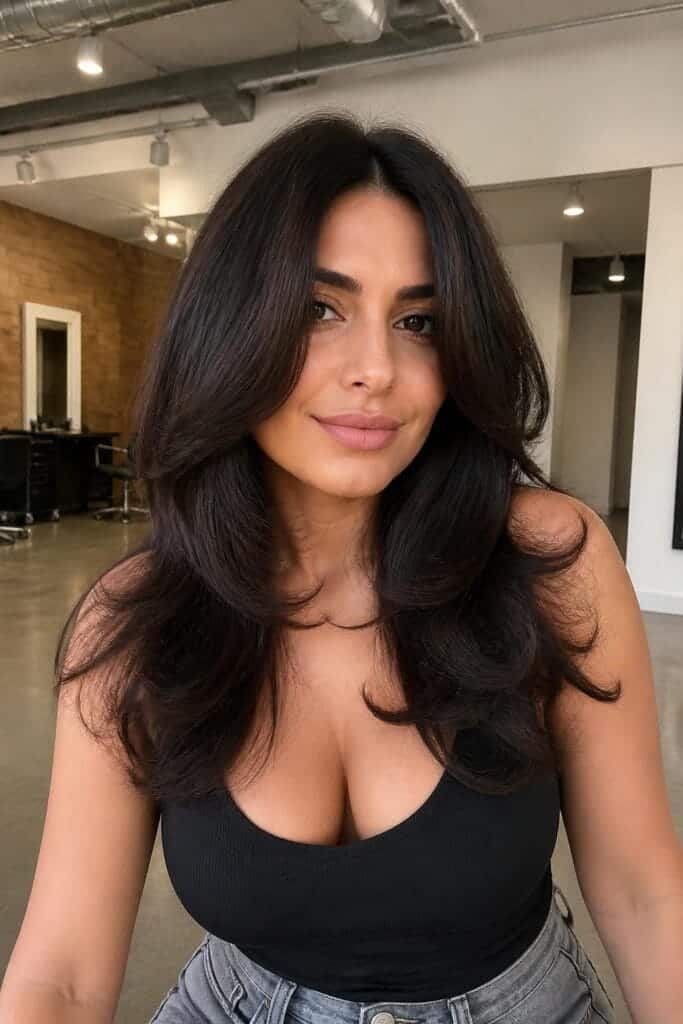 Voluminous Layers with a Center Part