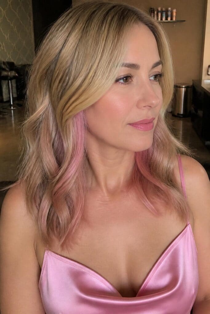 12. Blush Pink Peekaboo