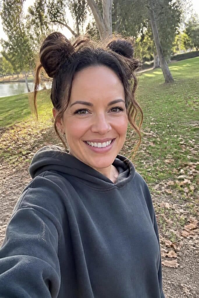 13. Wavy Space Buns