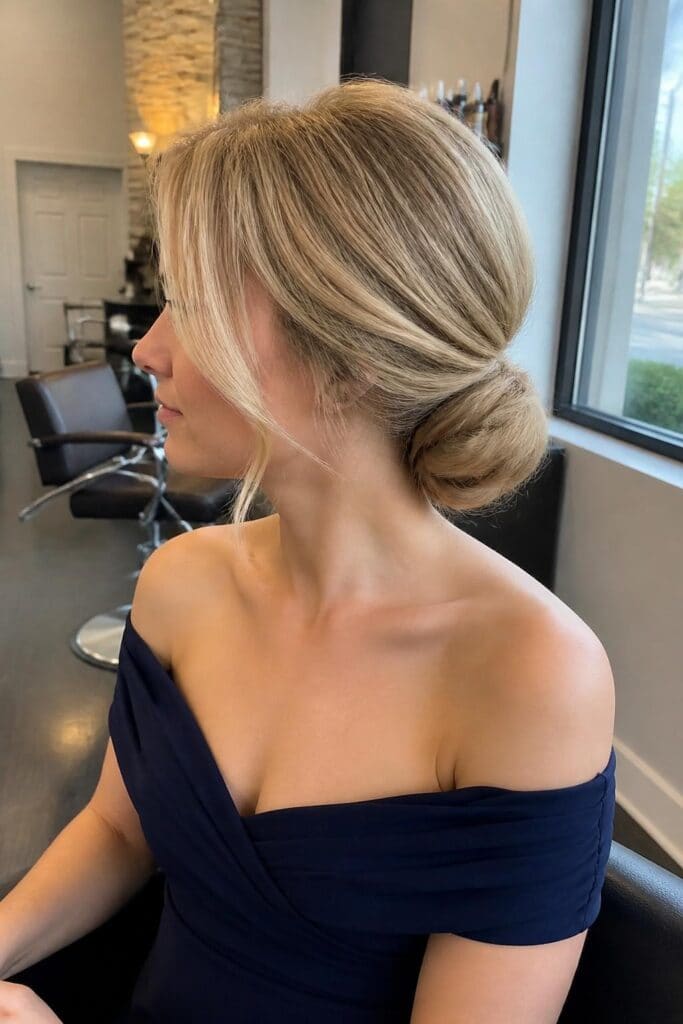 14. Low Chignon