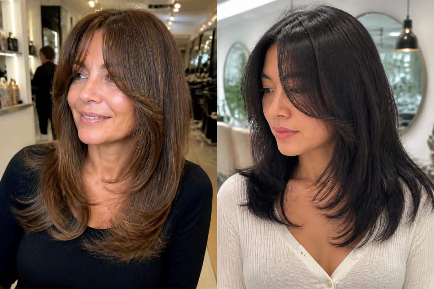 14 Wispy Curtain Bangs Hairstyles That Look Good Year-Round