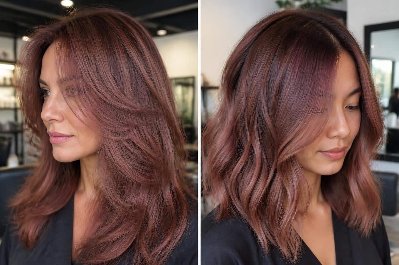 15 Rose Brown Hair Color Ideas That Are Trending Right Now