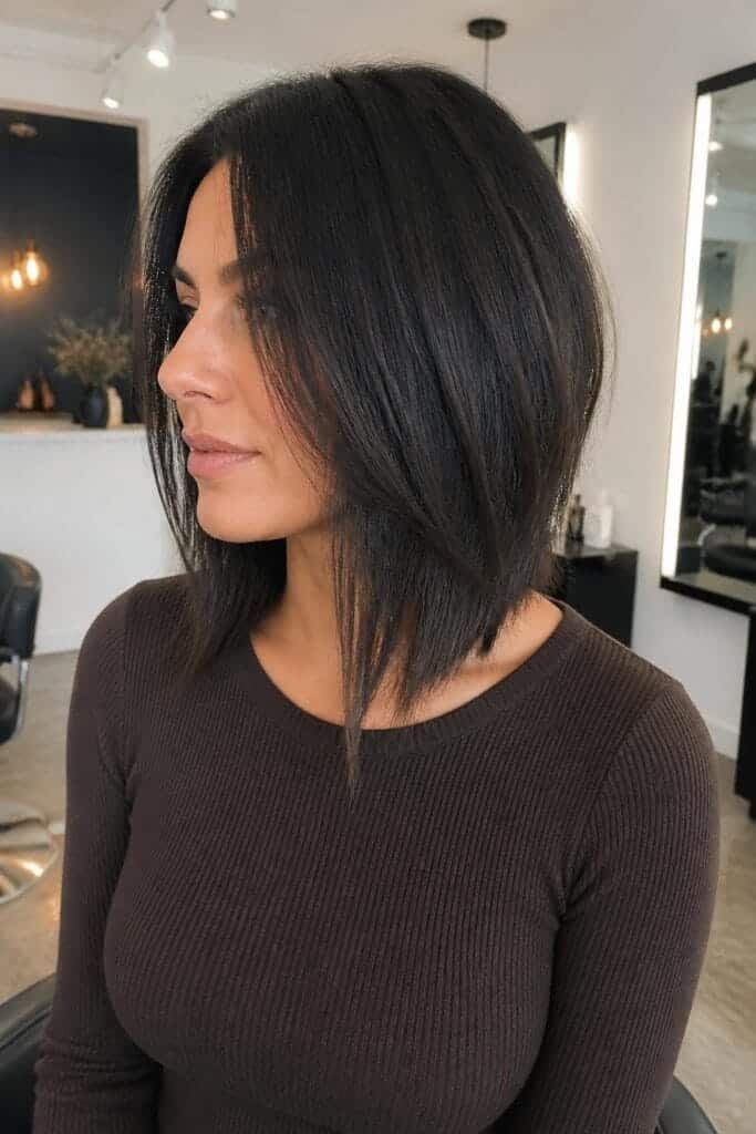 A-Line Lob with Thinned Ends