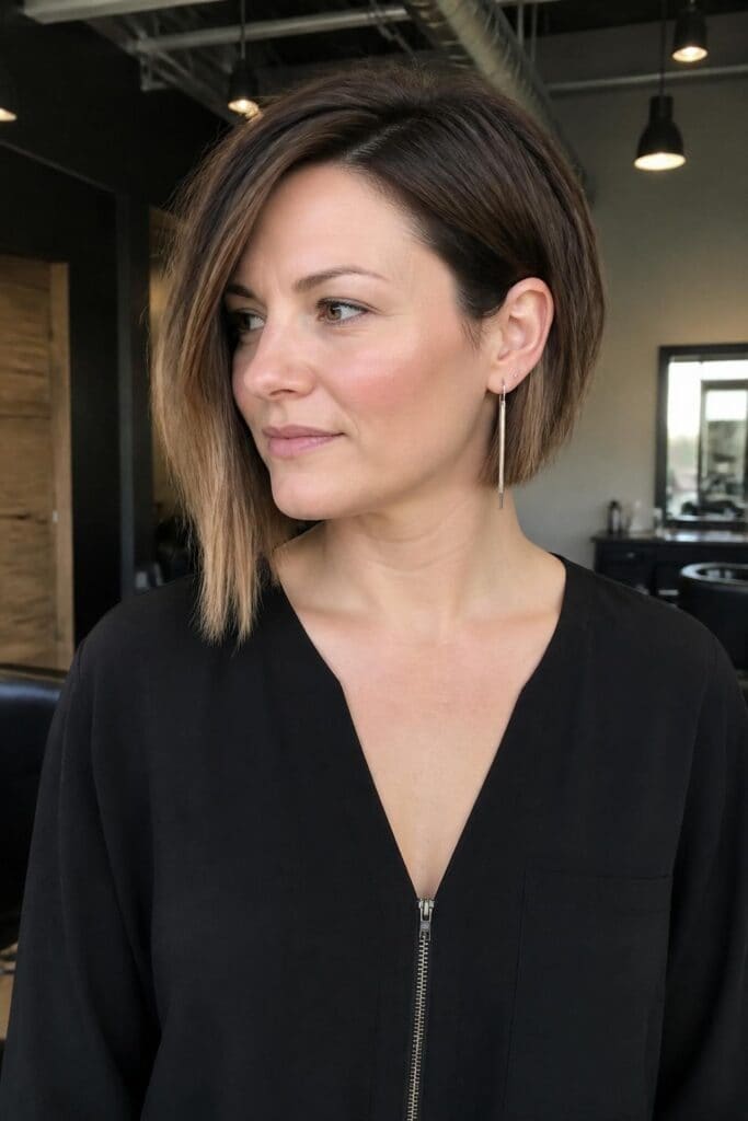 Asymmetrical Lob with Tucked Ends