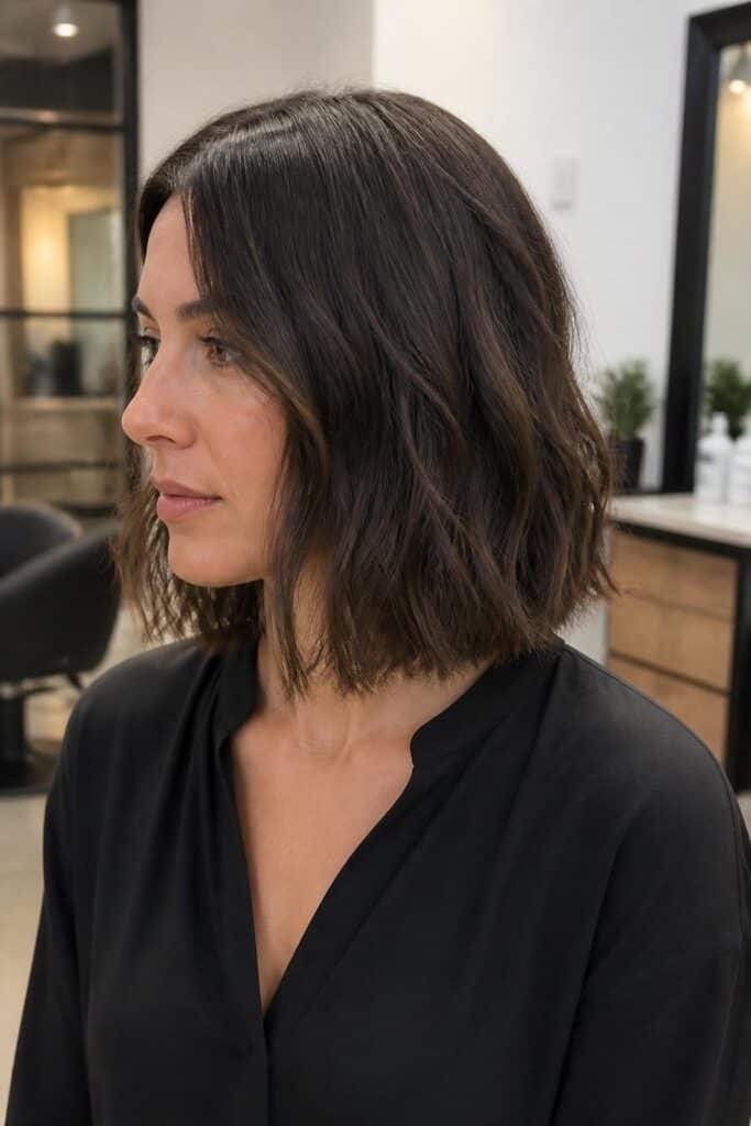 Blunt Cut with Soft Waves