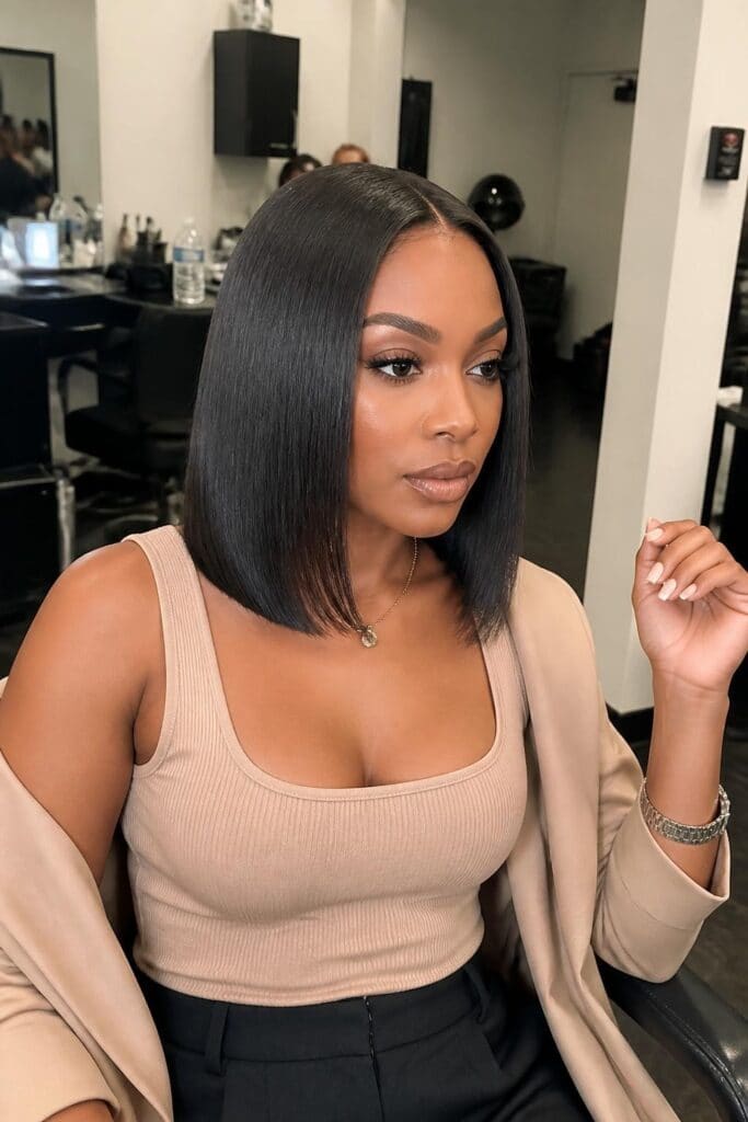 Blunt Lob with Soft Ends