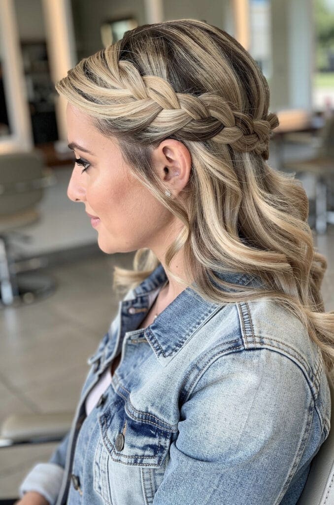 Braided Half Up Headband