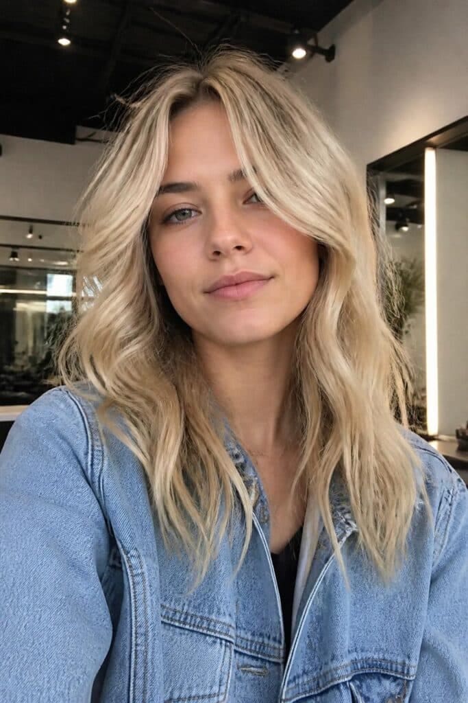 Choppy Layers for Oval Faces