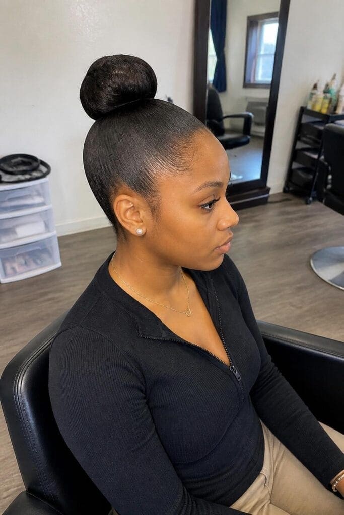 Classic High Sleek Bun