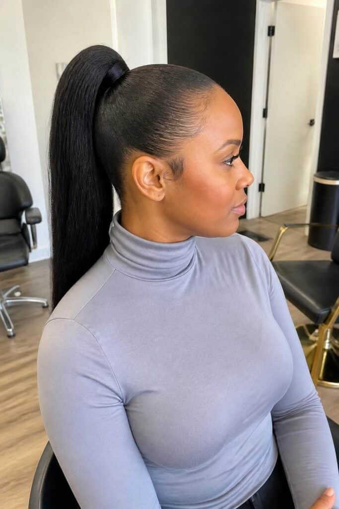Classic High Sleek Ponytail
