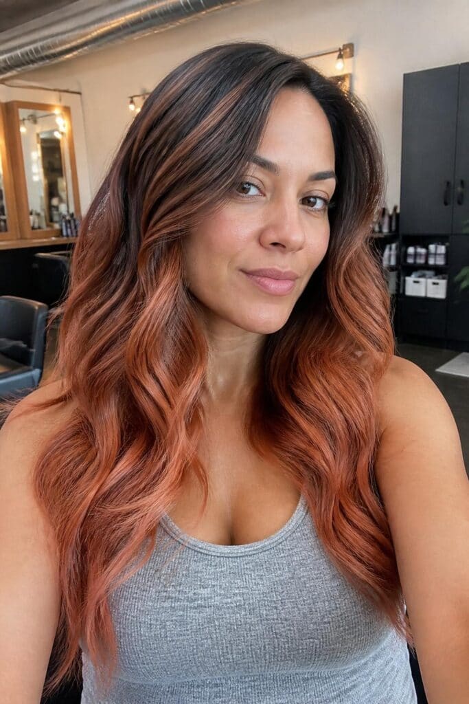 Copper with Dark Roots