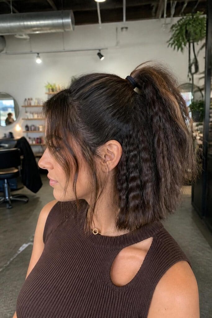 Crimped Half Pony