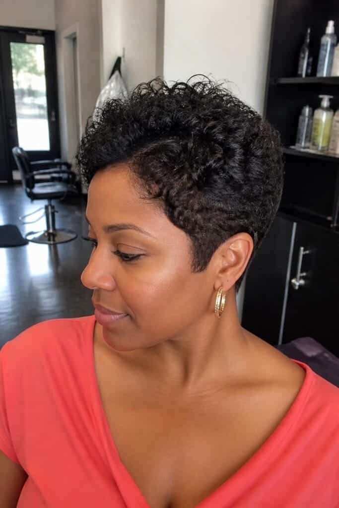 Curly Pixie