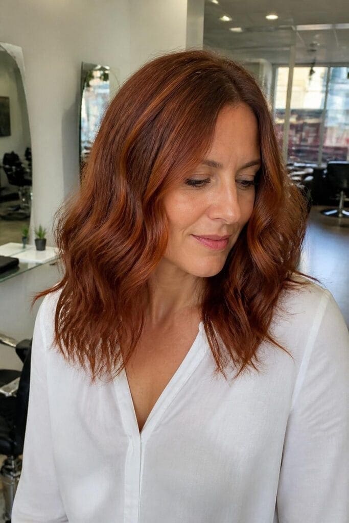 Dark Ginger with Auburn Highlights