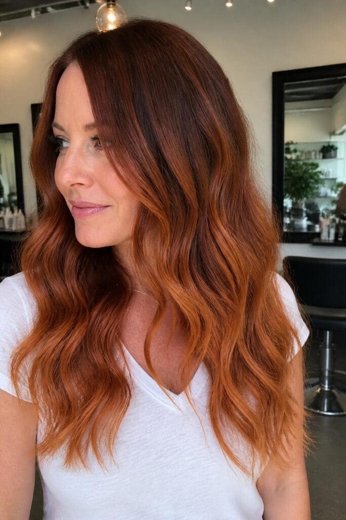 Dark Ginger with Copper Ombre