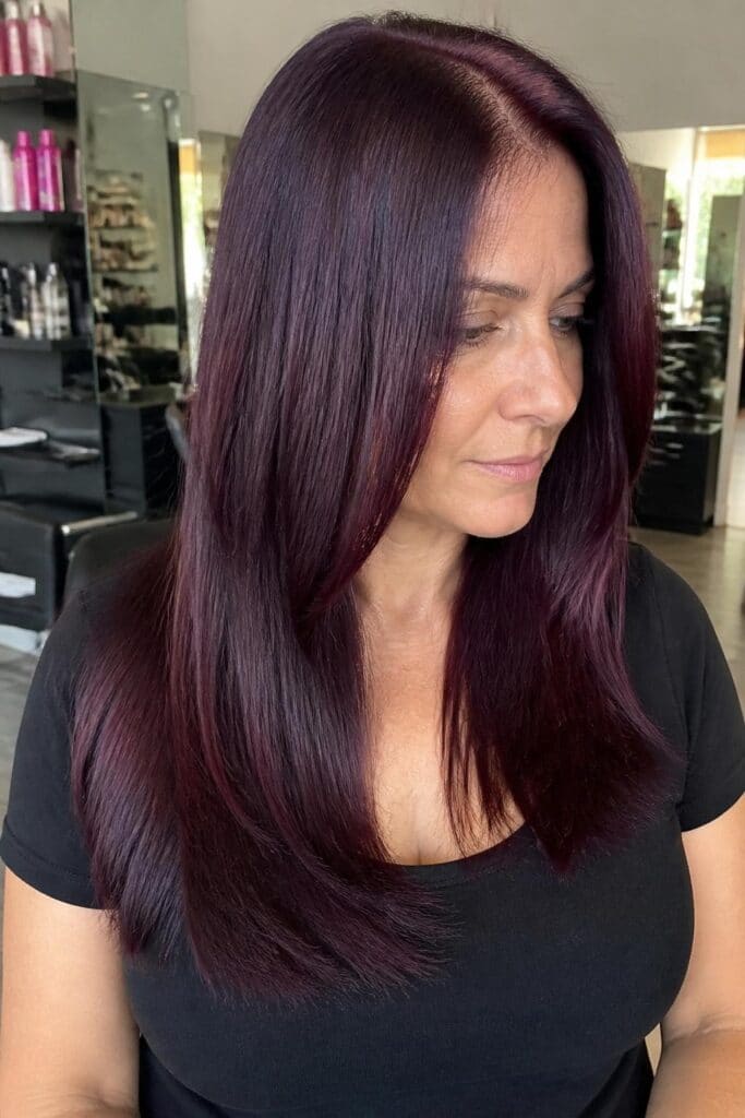 Deep Plum with a Violet Undertone