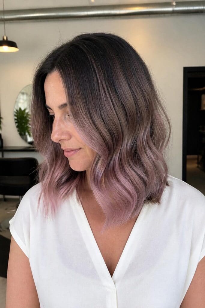Dusty Mauve Ombré