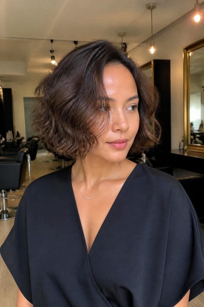 French Bob with Soft Curls