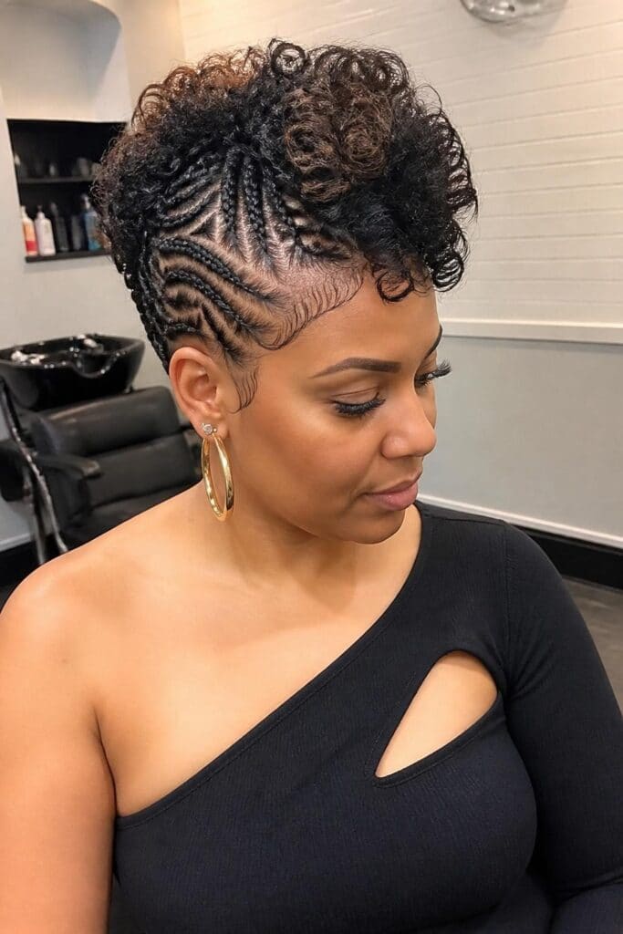 Frohawk with Defined Edges