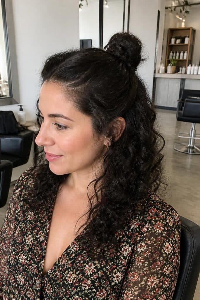 Half-Up Bun