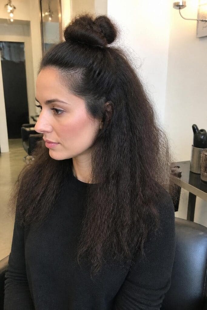 Half-Up Top Knot