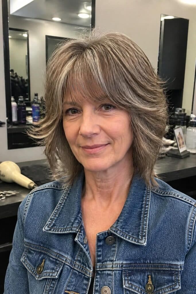 Layered Shag with Bangs