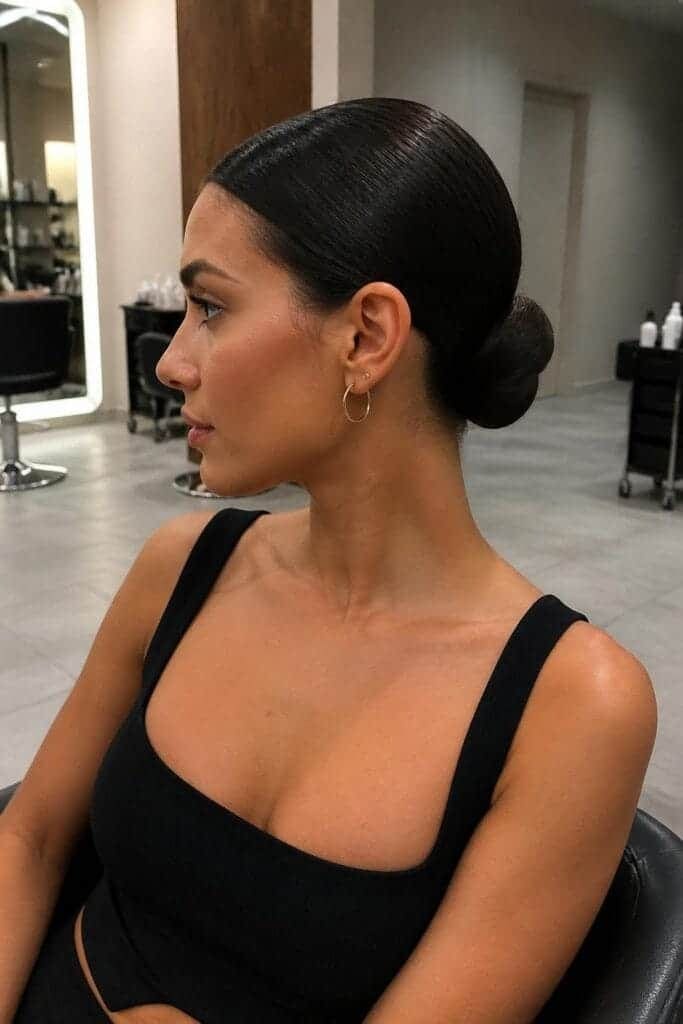 Low Sleek Bun