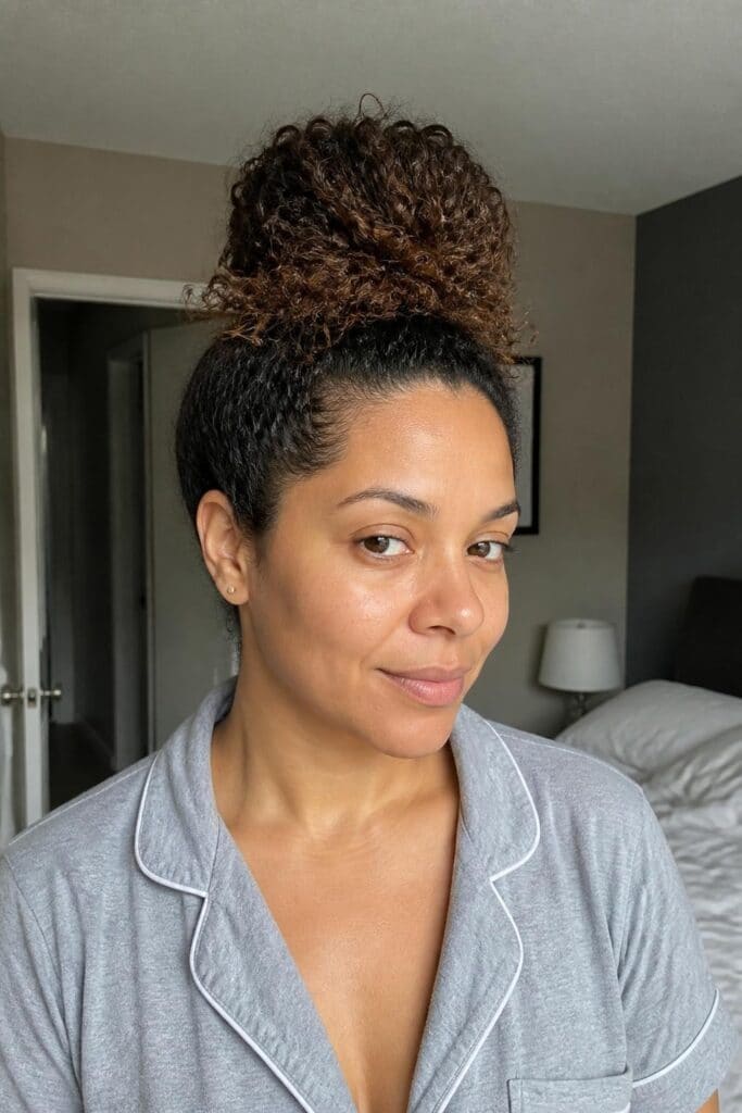 Pineapple Updo for Sleeping