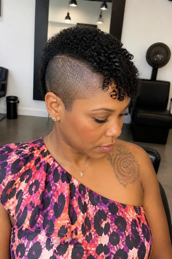 Pixie with Curly Mohawk
