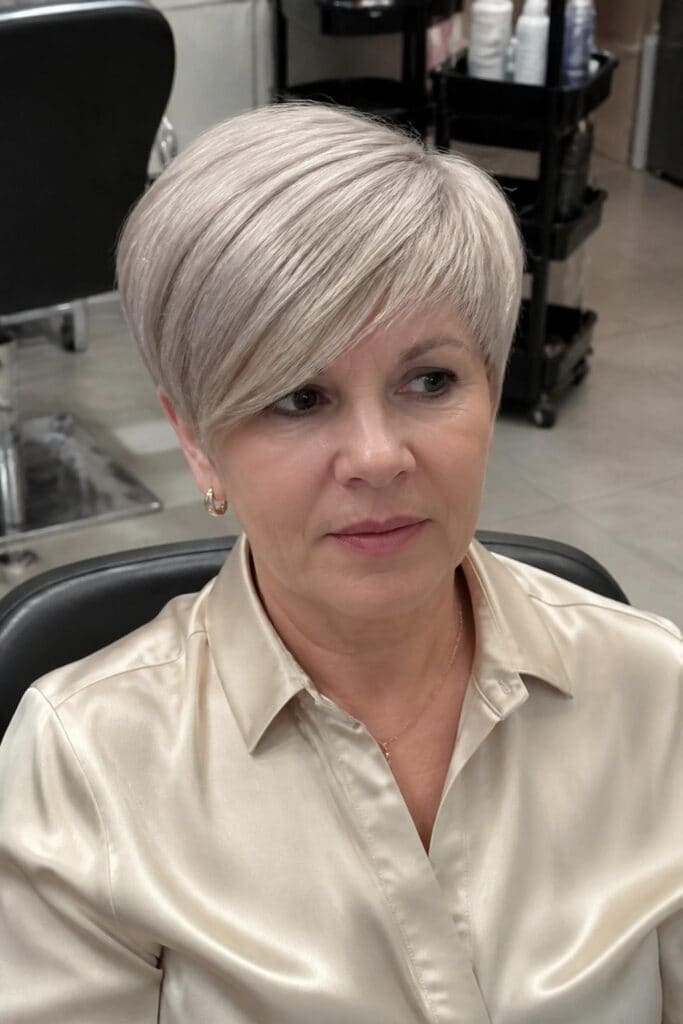 Pixie with Long Fringe