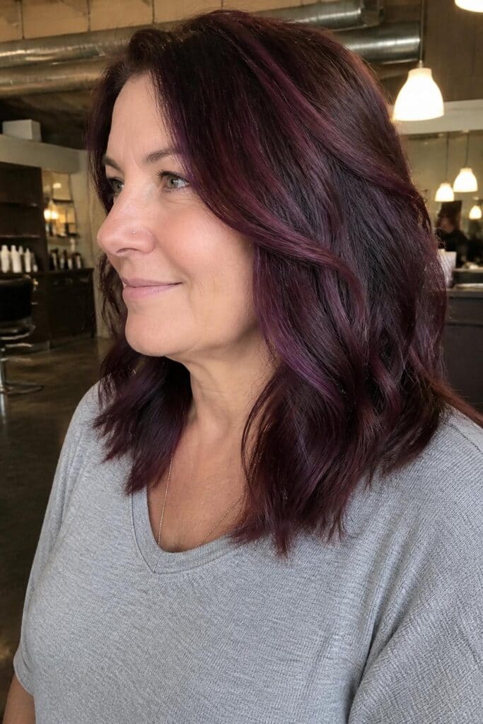 Plum and Chocolate Brown Combo
