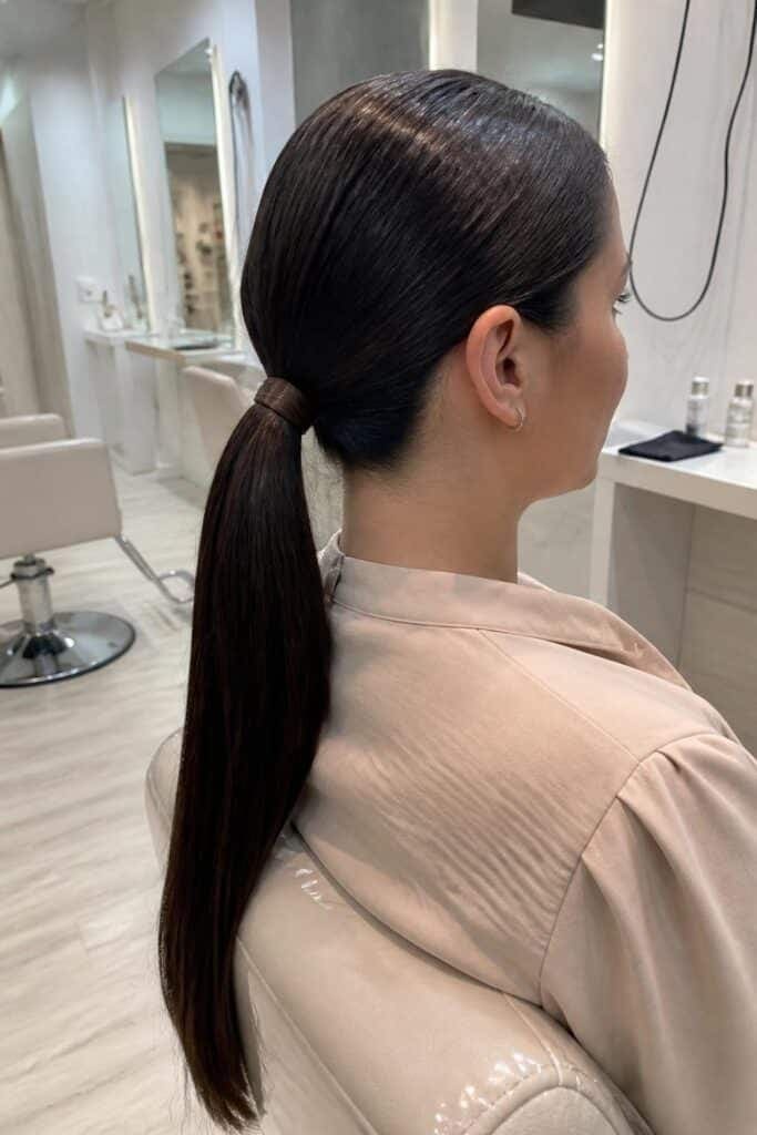 Quick Sleek Low Ponytail
