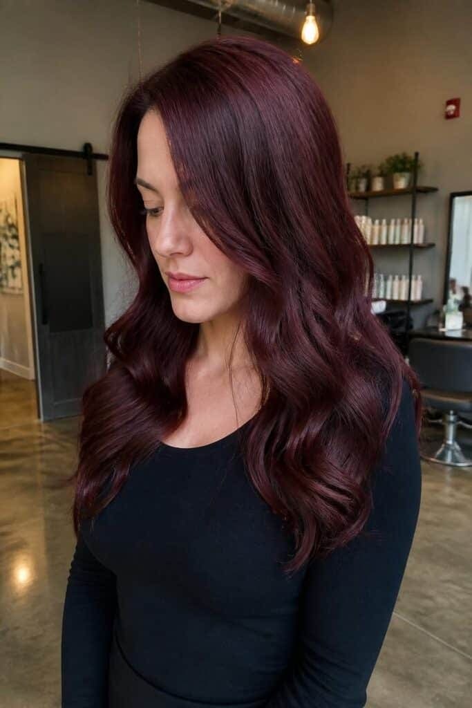 Rich Burgundy Auburn