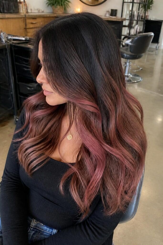 Rose Brown Balayage