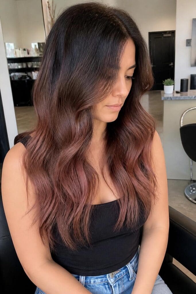 Rose Brown Ombré