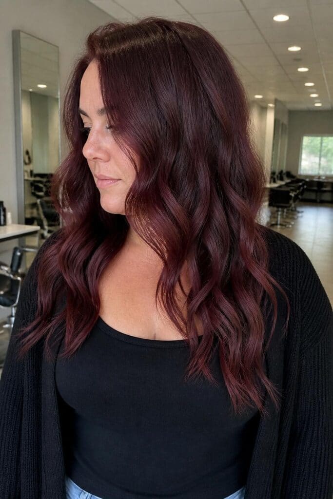 Rose Brown on Dark Hair