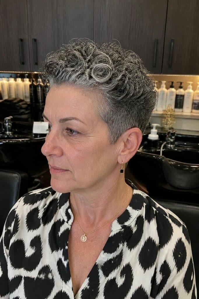 Short Curly Crop