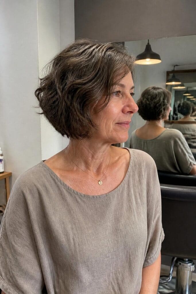Short Wavy Bob