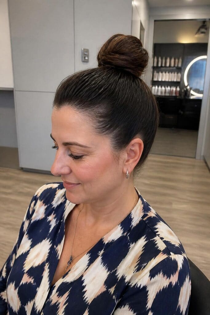 Simple Top Knot