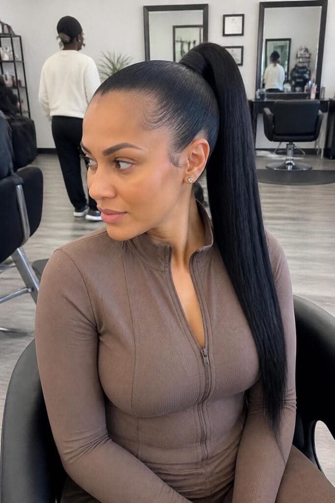 Sleek High Ponytail