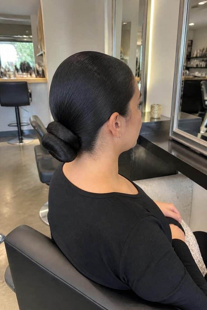 Sleek Low Bun