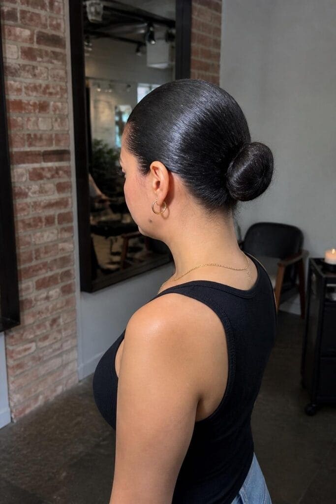 Sleek Low Bun
