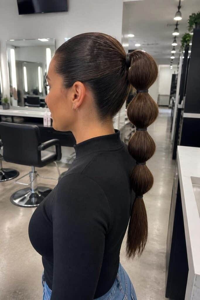 The Bubble Ponytail